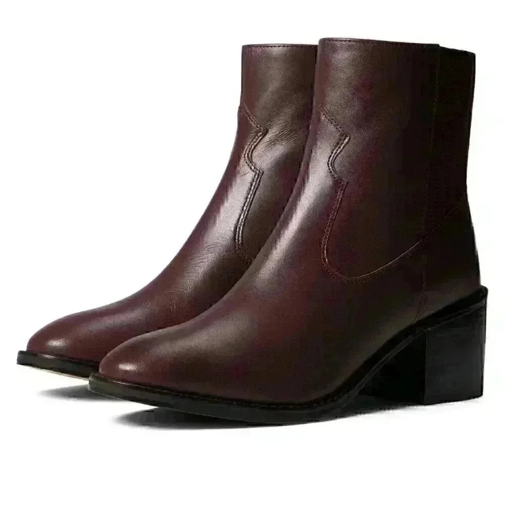 42 Gold Womens Miley Burgundy Leather. Size 8 Brand New